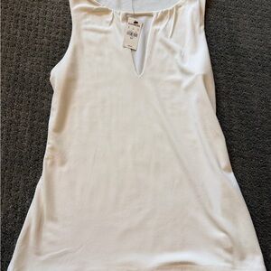 Express Ivory Sleeveless Tank Top